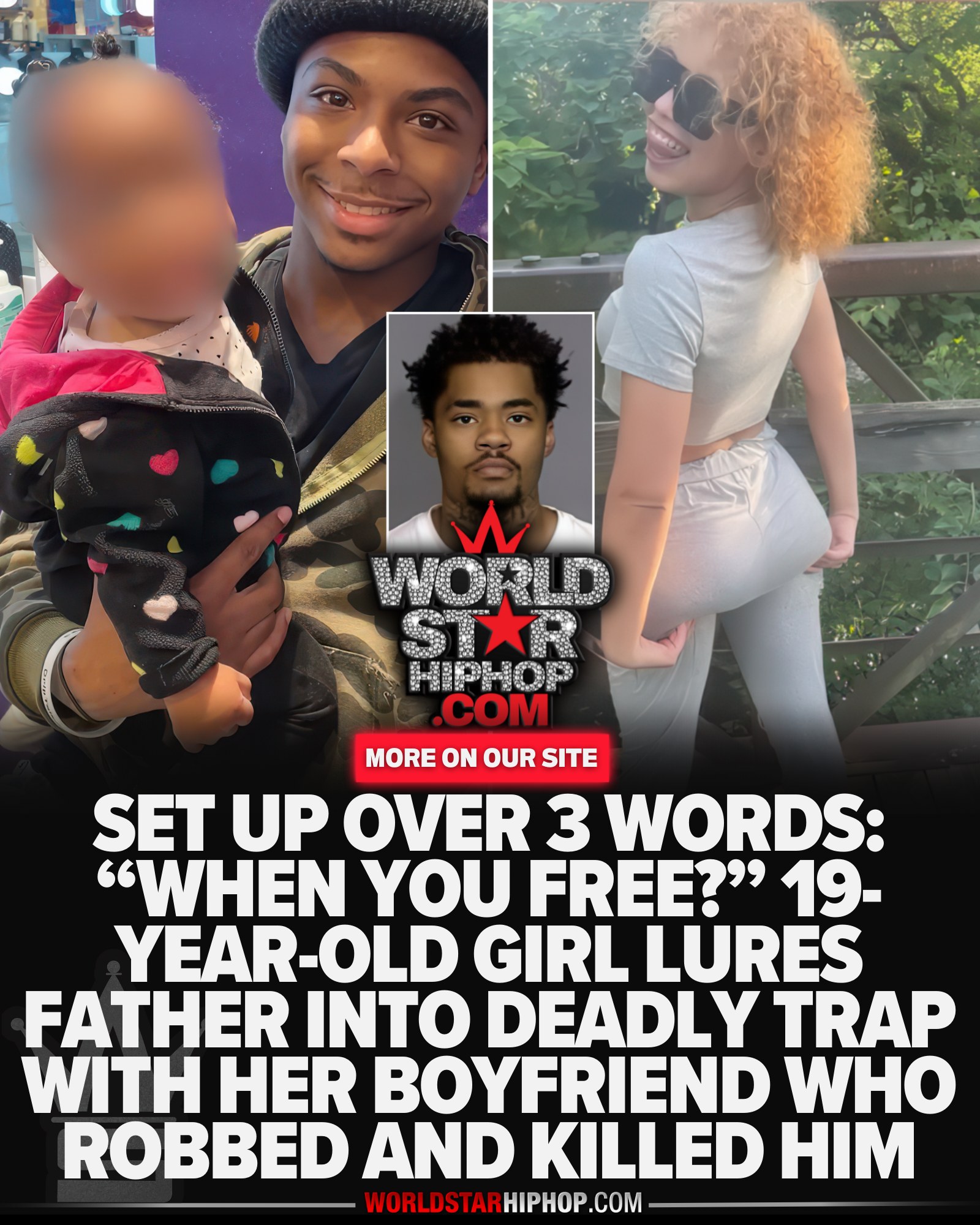 Jarelle Pryor, a 26-year-old father from Indianapolis, was ambushed and killed after a simple message turned deadly. He messaged 19-year-old Alexis Hawkins, asking “When you free?” to set up a date. What he didn’t know was that Hawkins was secretly plotting with her boyfriend, 18-year-old Brian Winston Jr. The plan was to rob Jarelle, but it ended in murder. He was shot while sitting in his car with Hawkins. Their 2-year-old daughter is now left without a father. 💔 His mother…
